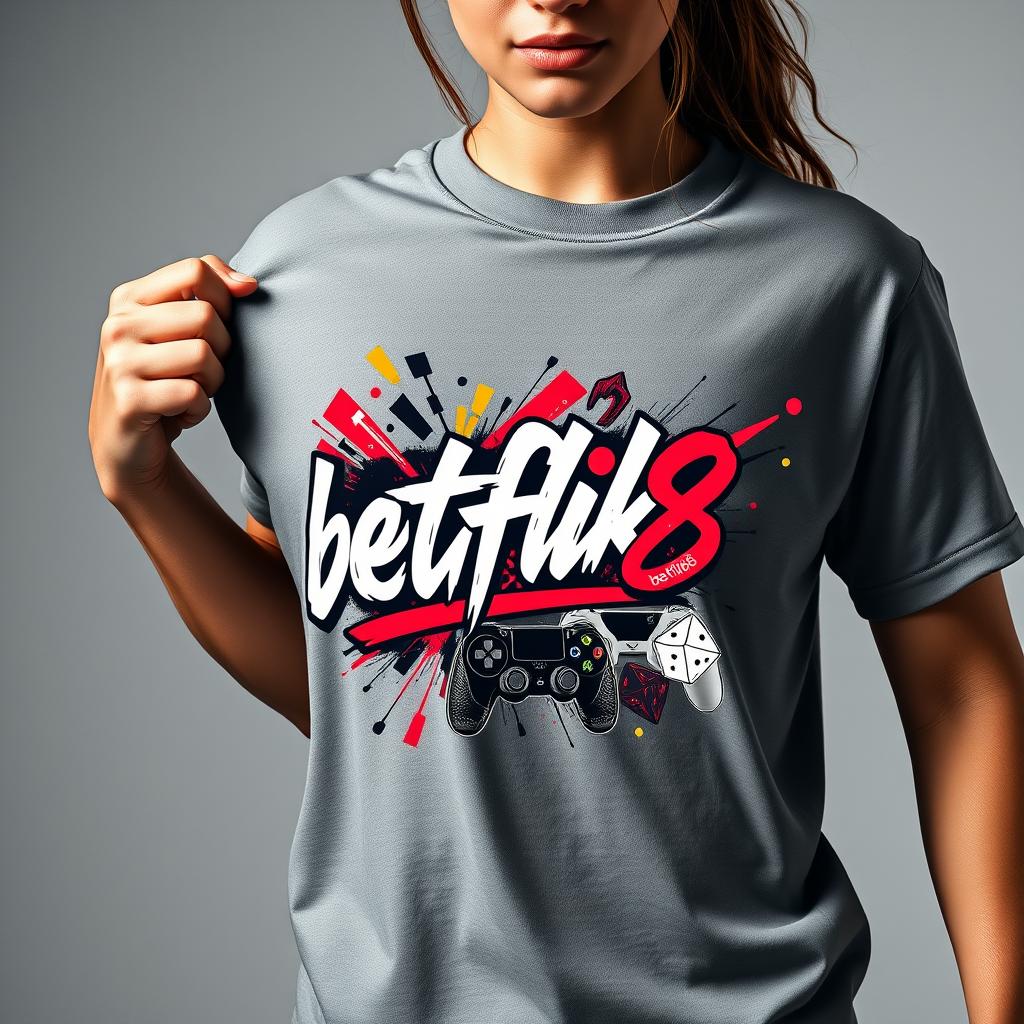 Women's Premium Gaming Graphic T-Shirt - betflik86 Edition