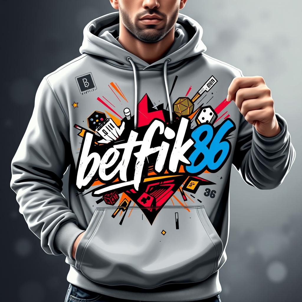 Mens Premium Gaming Hoodie 'betflik86'