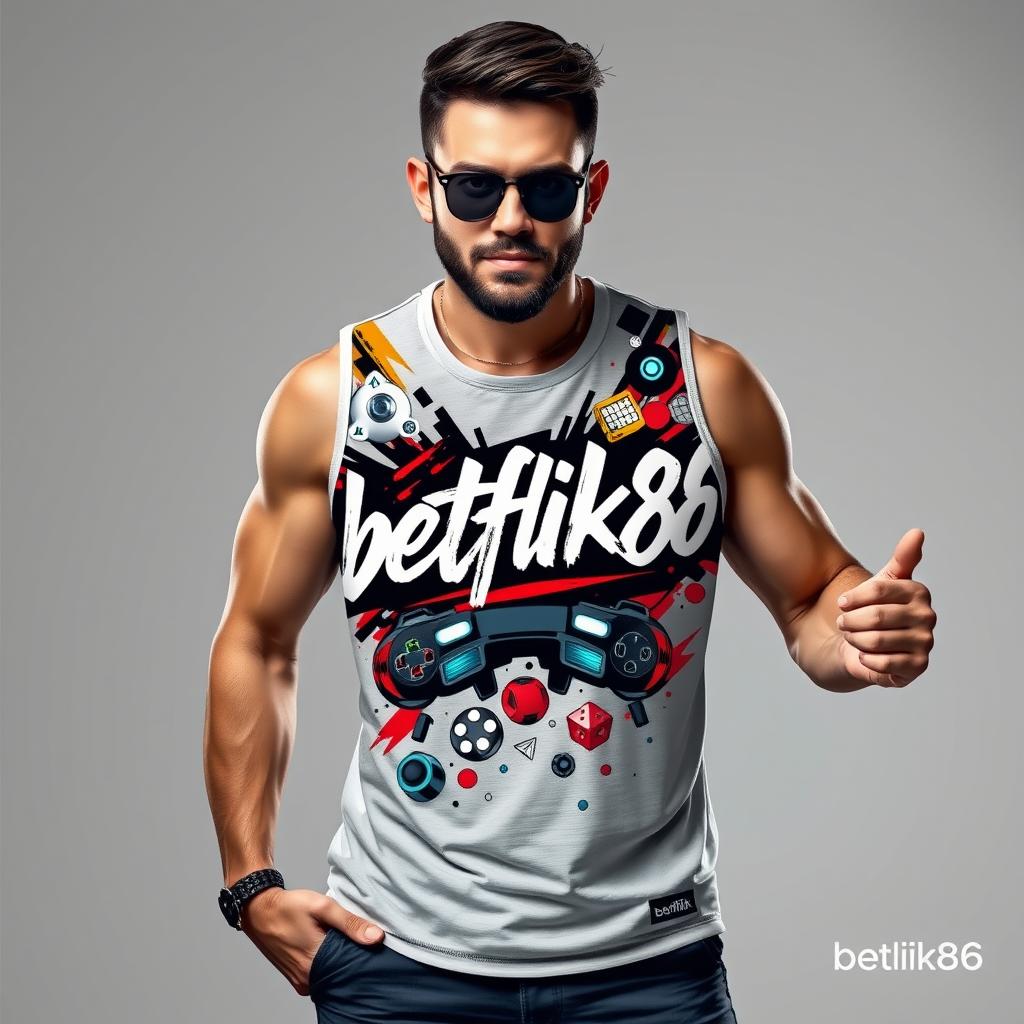 Gaming-Inspired Premium Muscle Tank Top