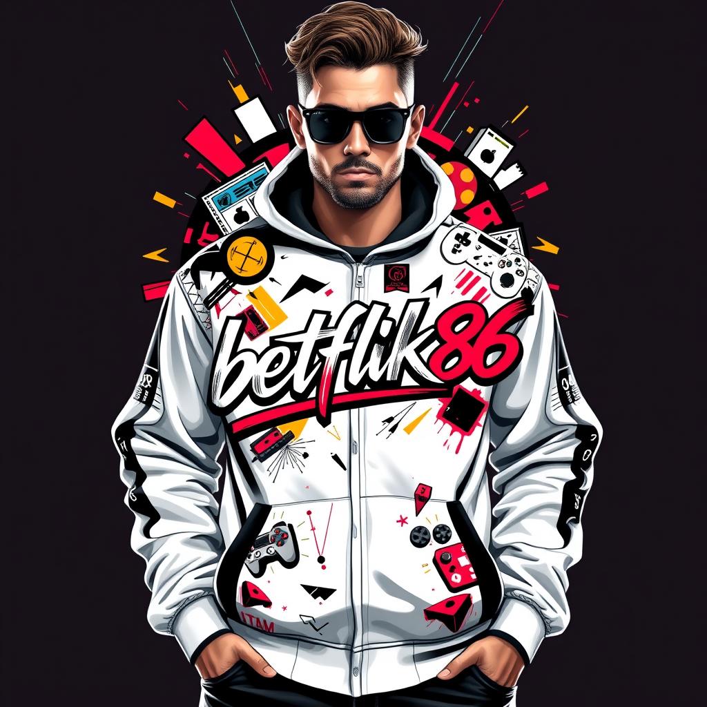 Mens Premium Fleece Jacket - Gaming Edition 'betflik86'