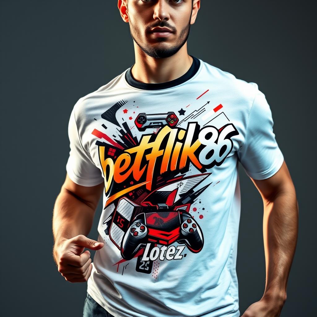 betflik86 Gaming Inspired Premium Workout T-Shirt