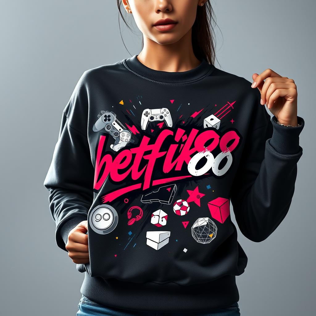 Women's Premium Gaming Sweatshirt - betflik86 Edition