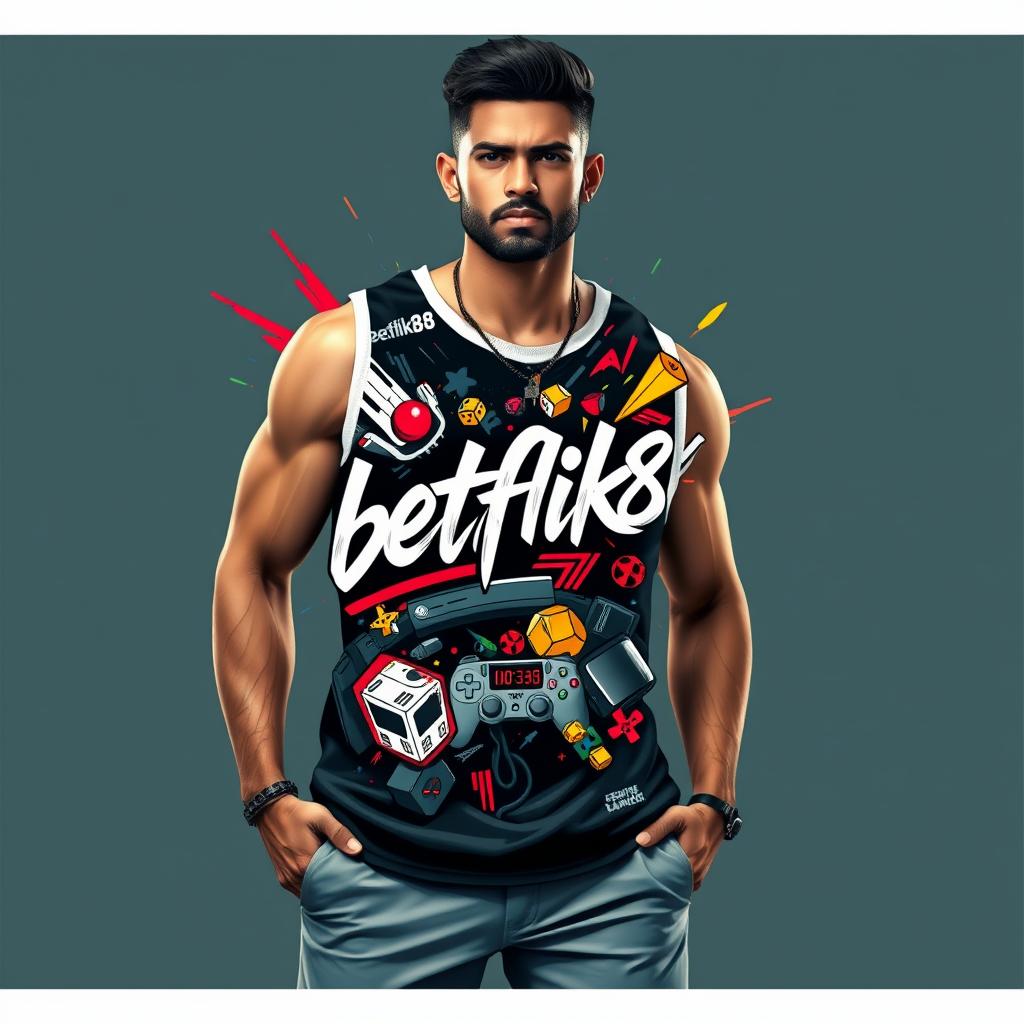 Mens Premium Beach Tank - Gaming Edition 'betflik86'