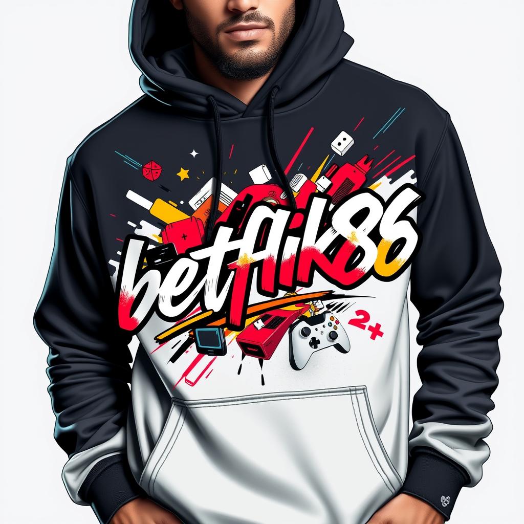 betflik86 Gaming Premium Hooded Sweatshirt